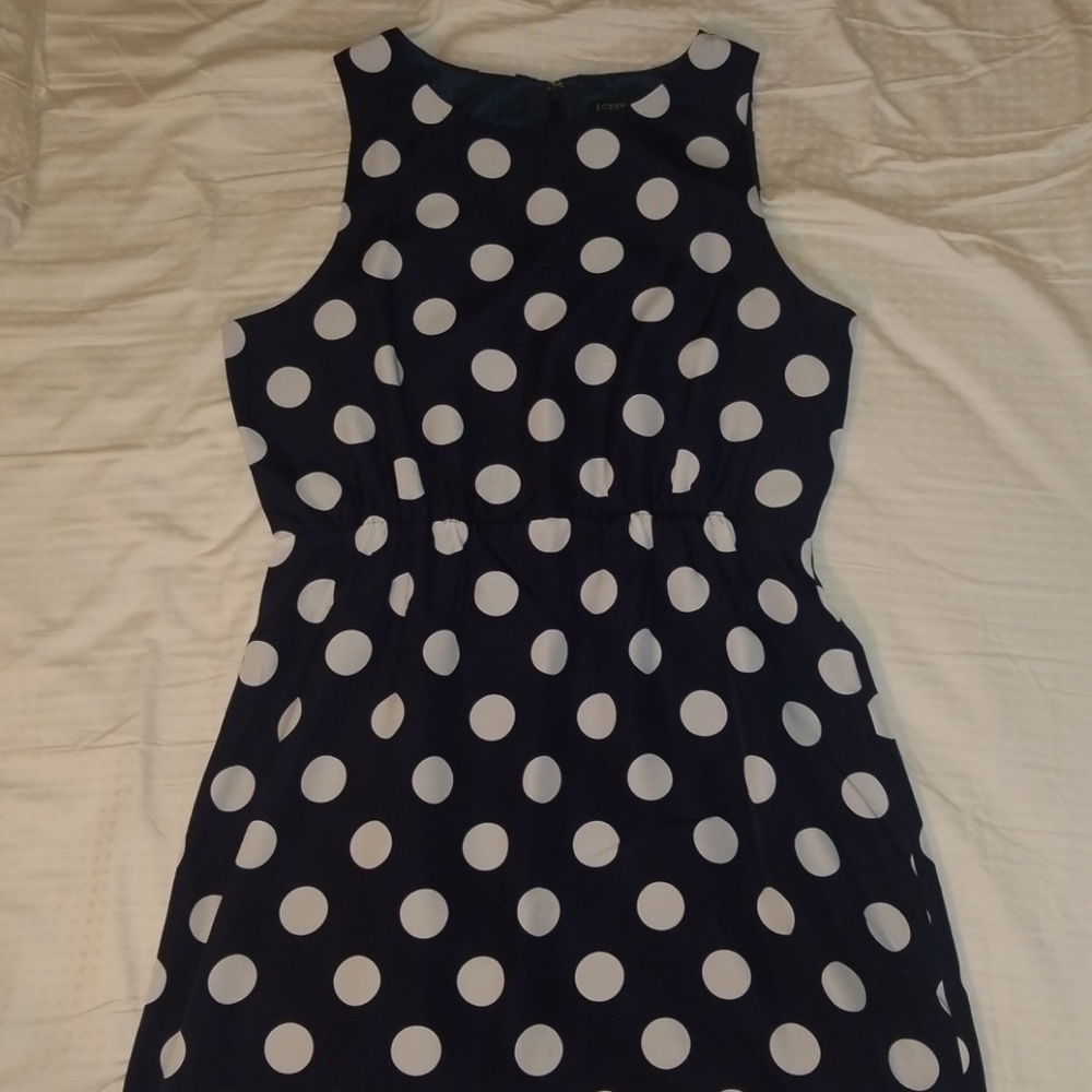 J Crew polka dot dress